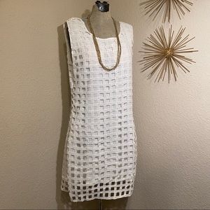 Dainty Hooligan White Sleeveless Dress Size M